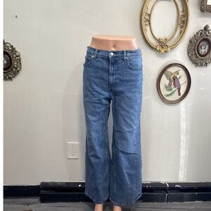 Everlane The Way-High Jean Vintage Indigo High-Rise Straight Leg Denim